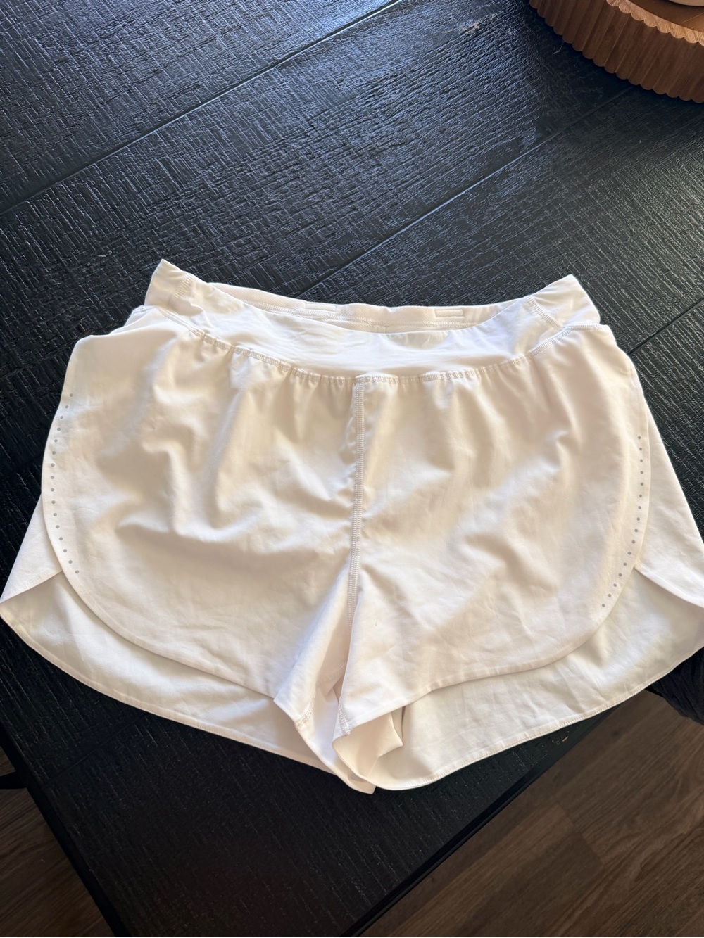 lululemon athletica White Layered Running Shorts